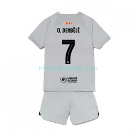 Maillot de Foot FC Barcelone Ousmane Dembele 7 Troisième 2022-23 - Enfant